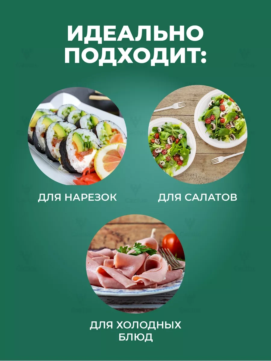 Cactus Tek Kullanımlık Plastik Tabaklar 100 Adet 181375821 Beyaz