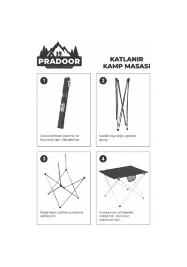 Famebag Omuz Askılı Katlanabilir Kamp ve Piknik Masası Kamuflaj Çok Renkli