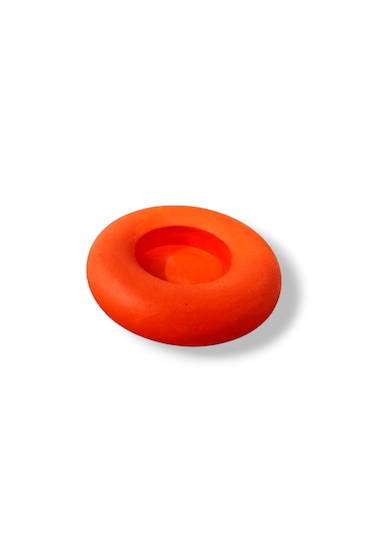 Turuncu 3 Adet Obje Balkabağı Mumluk Turuncu