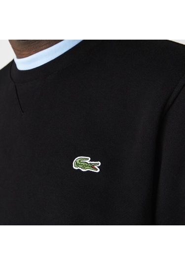 LACOSTE SWEATSHIRT ERKEK SH1505-00-C31 Siyah