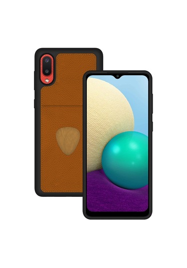 Fitcase Samsung Galaxy A02 Kilif Proda Deri Tek Kartlik Cepli 500649320