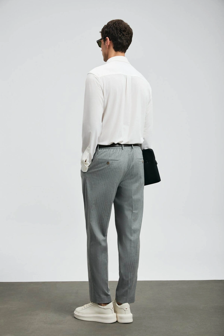 Lufian Carl Basic Regular Fit Beyaz Erkek Gömlek 112010668 Beyaz