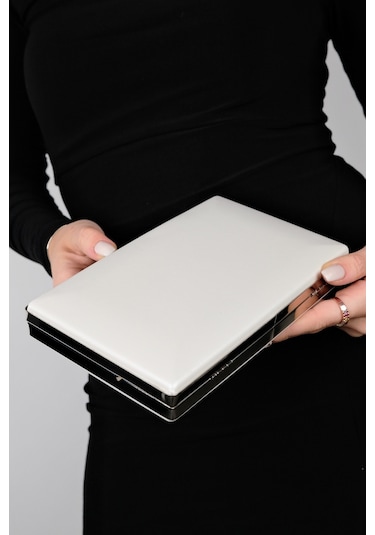 Luvishoes Ivan Sedef Cilt Kadın Abiye Çanta Çok Renkli