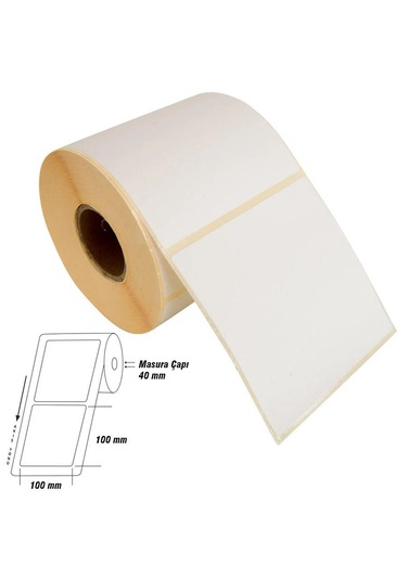 Zuıdıd 100mm X 100mm Termal Etiket - 1 Rulo - 500 Adet
