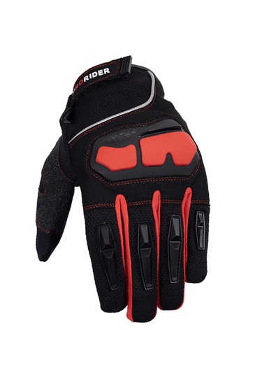 Shadow Korumalı Motosiklet Eldiveni Darbe Emici, Kaymaz, Nefes Alır
