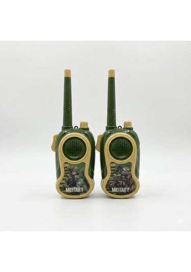 Pilli Asker Telsizi Walkie Talkie Çiftli Set Bas Konuş Özellikli