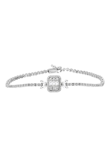 Nochediamond 0,75 Karat Baget Pırlanta Bileklik-80