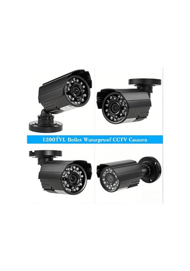 Yuntech01 Ip66 Su Geçirmez 1200tvl Bullet Cctv Kamerası, 24 Infrared Işık, Gündüz/gece Net Görüntü, Pal Sistemi Abd, Kanada, Japonya Dışında
