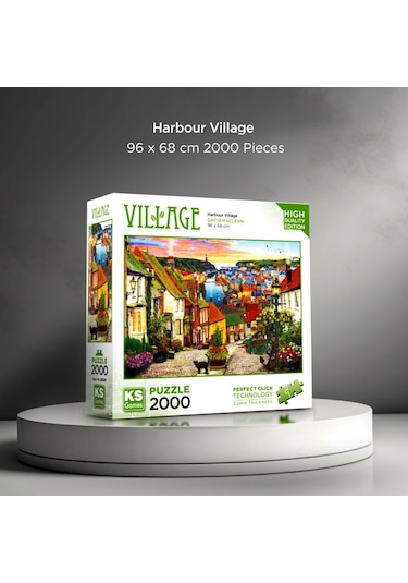 Ks Games 2000 Parça Liman Köyü Puzzle