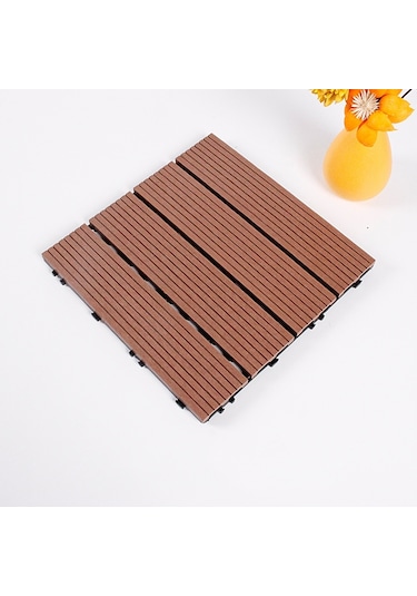 Sones Açık Hava Plastik Ahşap Su Geçirmez Korozyon Önleyici Ekleme Zemin Çay Rengi Diğer