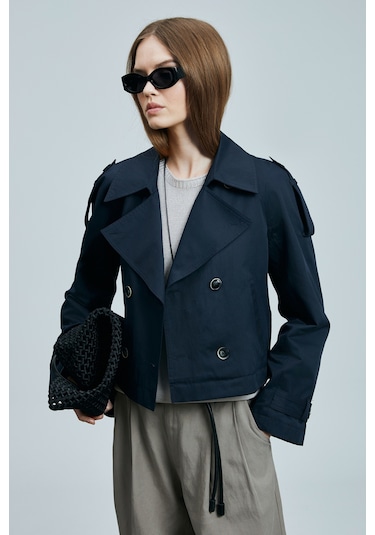 Lufian Carla Kadın Dış Giyim Lacivert Lacivert 121120009100200 Lacivert