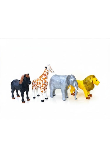 Montessori Manyetik Puzzle - Mıknatıslı Eğitici Hayvan 3d Yapboz Diğer
