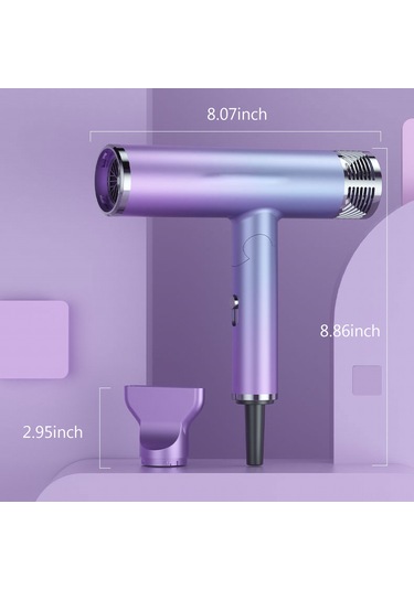 Mufunye "mini Katlanır Saç Kurutma Makinesi - İyonlu, Hızlı Kurutma, Seyahat Dostu"