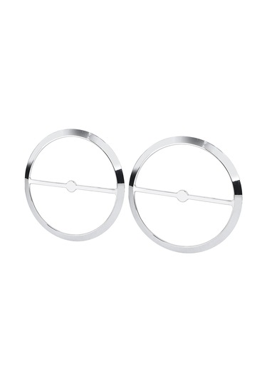 Krom Hoparlör Trim Halkaları Izgara Kapağı