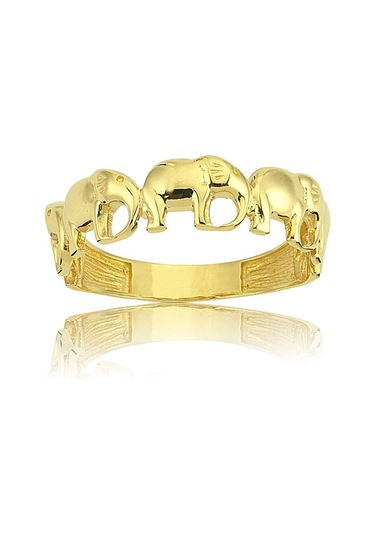 Sıralı Fil Altın Yüzük