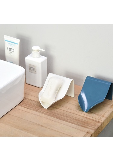 5 Adet Çok Fonksiyonlu İzsiz Duvara Monte Drenaj Sabun Kutusu, Rastgele Renk Teslimatı