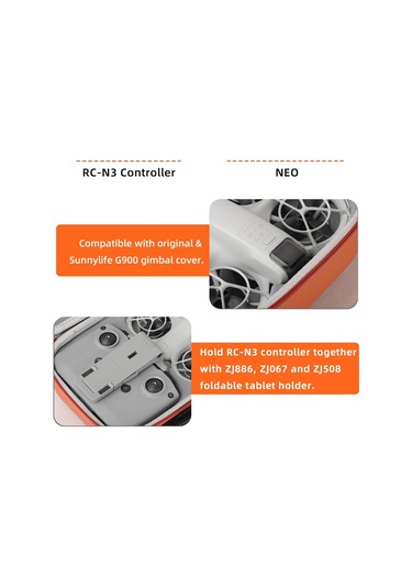 Soulader Djı Neo Rc-n3 Kumanda Taşıma Çantası - Drone Aksesuar Koruma Kılıfı, Taşınabilir Saklama Çantası