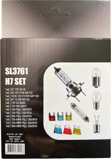 H7 Acil Ampul Seti Sl3761