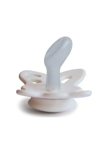 Frıgg Butterfly Silikon Emzik - Cream 0-6 Ay Gold - Mavi