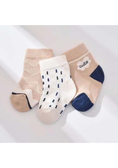 Biorganic Cute 3'lü Bebek Çorabı 68448