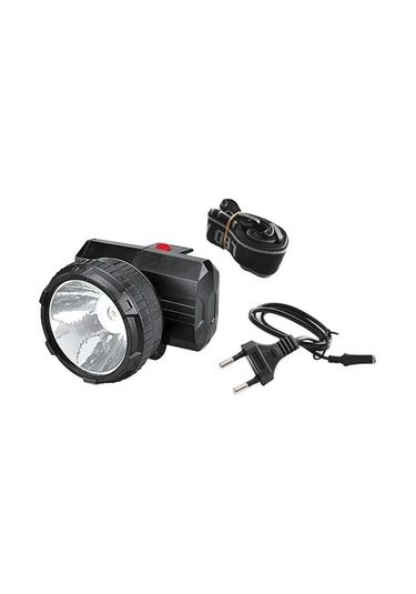 Powermaster Yajia Yj-1836 1 Led'li Şarjlı Kafa Feneri Siyah
