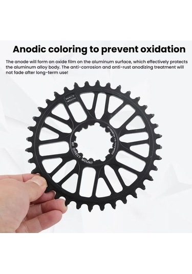 Ebitda Racework Rk7788 Yol Bisikleti Zincir Dişlisi, 44t, Dağ/yol, Doğrudan Montajlı, Çok Renkli Çok Renkli