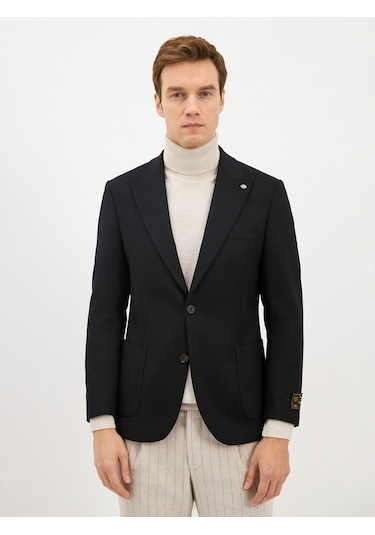 Karaca Erkek 6 Drop Ceket-lacivert 114302602-12-50 120329 Lacivert