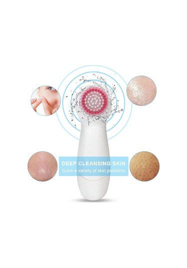 Sones 6'sı 1 Arada Su Geçirmez Yüz Temizleme Aleti Boyut: 130 X 85 X 40 Mm Macenta