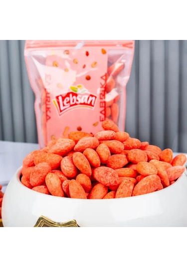 Çilekli Badem Şekeri - Lebsan Kuruyemiş