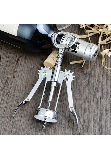 Ambition 1 Adet Paslanmaz Steelwine Tirbuşon Şarap Açacağı Çok A Gümüş