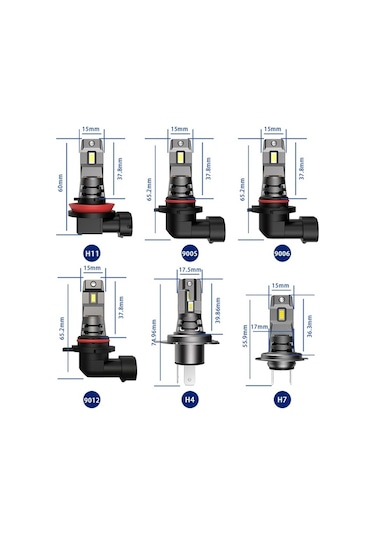 H3 Led Far Ampulü 80w 11000lm H3 12-30v / Laam936