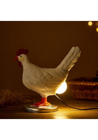 Tavuk Yumurta Lambası 3d Tavuk Yumurta Gecesi Işık Süsleme: Usb Powered Led Reçine Lambası Sıcak Işık Doğum Günü Noel Hediyesi Tavuk Lambası Tavşan Şarj Edilebilir