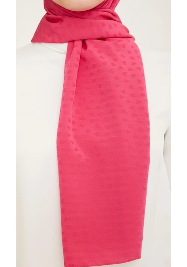Armine Trend J.capri Şal 4 - 04 - Kalpli Pembe Pembe