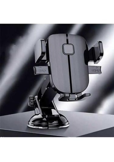 Pazly Araba Telefon Tutucusu, Evrensel Navigasyon Montaj, Vantuzlu Teleskopik Tutucu, 360 Dönüşüm, Siyah