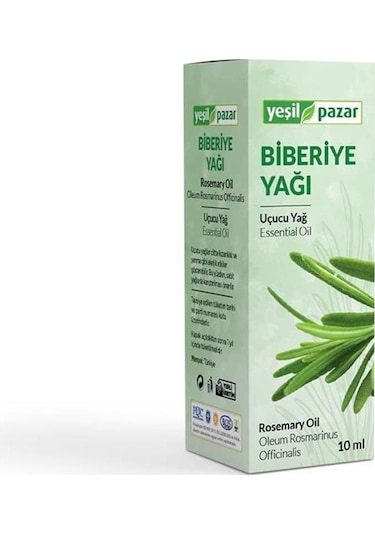 Yeşil Pazar Biberiye Yağı 10 ML