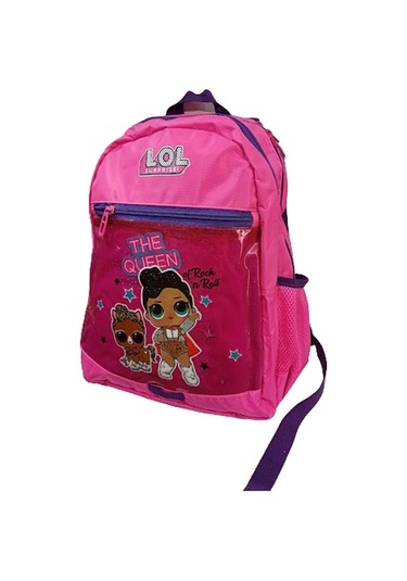 Lol Lisanslı Kaliteli Sırt Çantası İlkokul Pembe -5