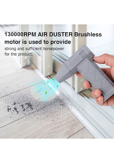 Hallow W23984B Taşınabilir Turbo El Tipi Toz Giderme Turbo Jet Fan