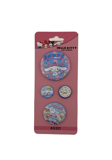 Hello Kitty&friends 4'lü Rozet Seti 3063000-5 Çok Renkli