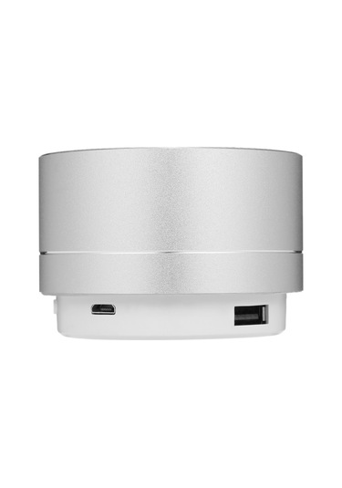 Suofeng Küçük Boylu Gümüş Bluetooth Hoparlör - Fm/tf Kart/aux Desteği, Elsiz Arama Ve 360 Surround Ses