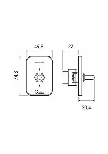 Quick Wcs820 Irgat Kumanda Paneli 12/24v