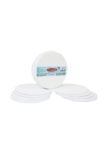 Ktytc8S010 Artebella (Preslenmiş) Tuval Kompozit Yuvarlak 10 Cm 8