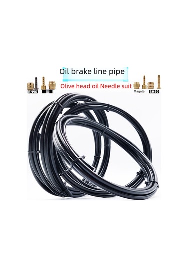 Hombey Yetişkin Bisikletleri İçin Dayanıklı Nilon Örgü Hidrolik Fren Hortumu Seti Bh90, Tam Araç - Yüksek Performanslı Tam Uyumlu