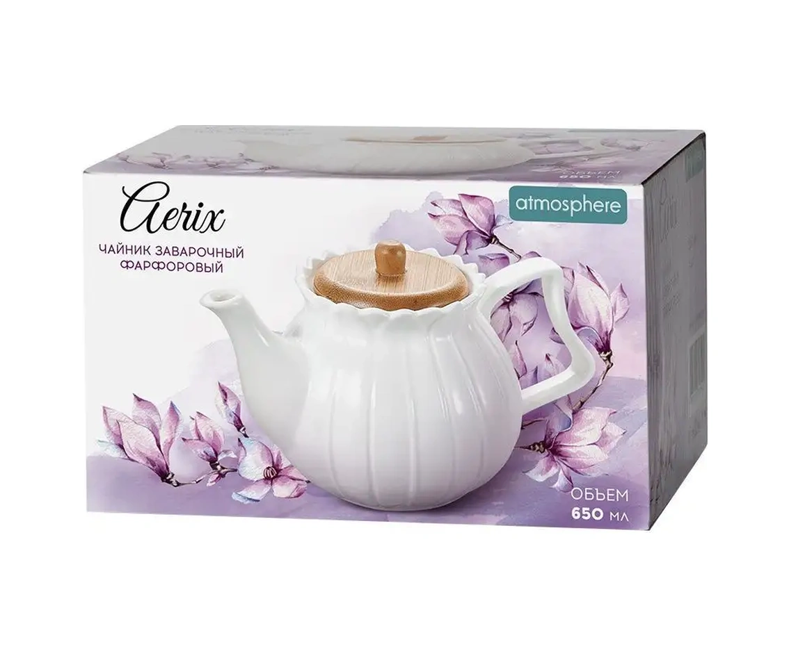 Atmosphere Of Art Aeriх Porselen Demlik, 650 Ml 12145680 Beyaz