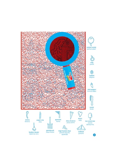 Dedektifler Için Hidden Pictures  Puzzle - Dikkat Atölyesi Yayınları