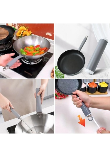 Isıya Dayanıklı Silikon Kauçuk Tencere,kapı Tutma Kılıfı Kendinde