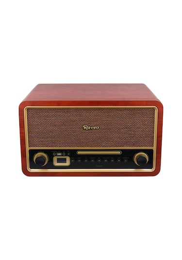 Magicvoice F29 Retro Vintage Çanta Pikap Cd Radyo Bluetooth Aux Usb Mp3 Çalar