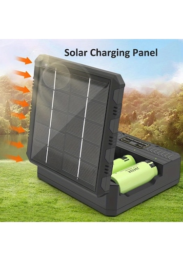 Xuweiwei 1 Bilgisayar Güneş Enerjili Usb Li İon Pil Şarj Cihazı 3 7v 18650 26650 21700 Şarjör Power Bank