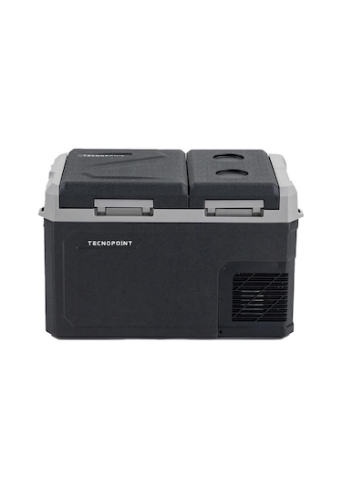 Tecnopoint Çift Kapaklı 30 Litre Taşınabilir Araç Buzdolabı 12v/24v/220v Uyumlu