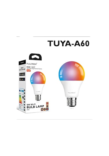 Fulltech Akıllı Rgb Led Lamba Ampul 9w 50hz 800 Lümen Wifi Tuya D