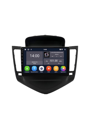Chevrolet Cruze Android Multimedya 2009-2012 Uyumlu 8+256 Gb Yazılımsal 9"